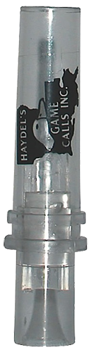 Haydel's Game Calls W81 Wood Duck Squealer Open Call Wood Duck Sounds Attracts Ducks Clear Plastic 81002