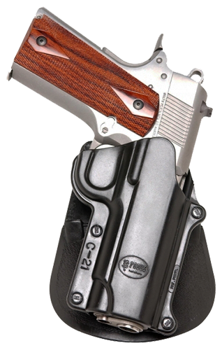 Fobus C21RP Passive Retention Standard Belt Plastic Roto Paddle Fits Colt 45 Govt Commander,Officer,1911-Style Right Hand 50139