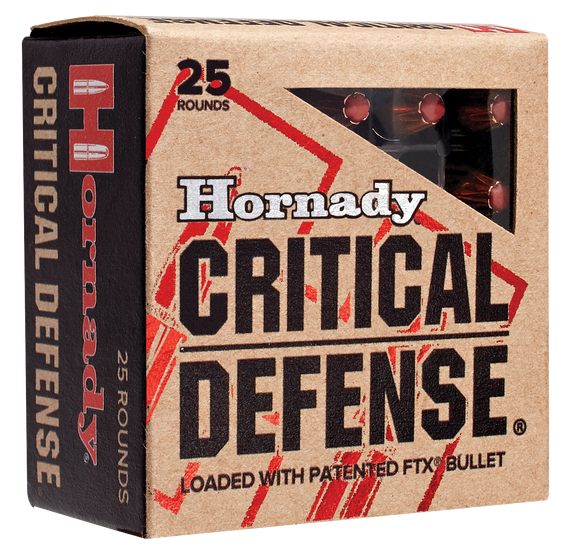 Hornady 91000 Critical Defense  9x18Makarov 95gr Hornady Flex Tip eXpanding 25 Per Box/10 Case 74688