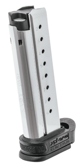 Springfield Armory XDE09091 XD-E  9rd Detachable w/Extended Sleeve 9mm Luger Stainless Steel 100223