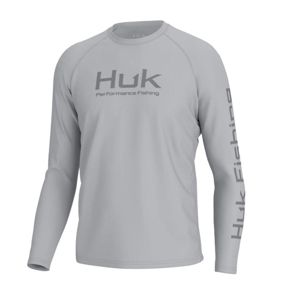 Huk Vented Pursuit Long Sleeve Shirt Harbor Mist M ATH1200524034M
