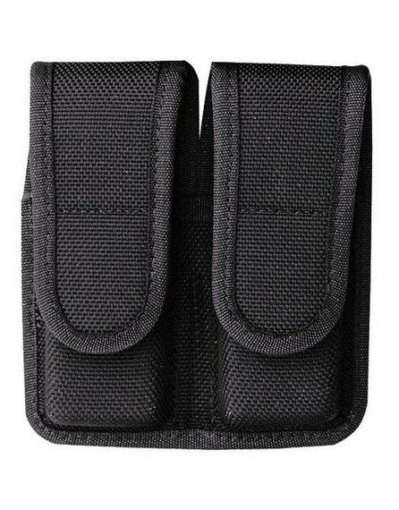 Bianchi Model 7302H AccuMold Double Magazine Pouch for Glock 20 21 Hidden Snap Black BI18473
