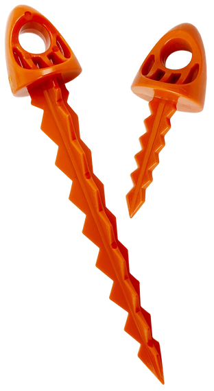Targettack Llc  Targettack  Orange Polycarbonate Plastic 1"/3" For Paper/Vinyl Targets 12 Pack *Variety 167113