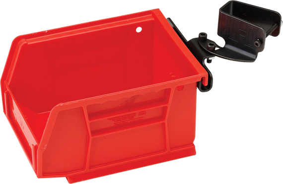 Hornady 366692 Lock-N-Load Universal Bin and Bracket Red Plastic Works With Lock N Load Reloading Press 50739