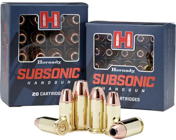 Hornady 90971 Subsonic Handgun 45ACP 230gr Hornady XTP Subsonic 20 Per Box/10 Case 119061