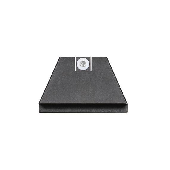 Night Fision Suppressor Height Night Sight Set White Front Blank Back for Glock NNGLK004013WGZX