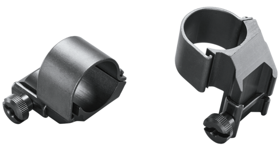 Weaver Mounts 49045 Detachable Top Mount Dual Extension Rings  Matte Black 1" High 63897