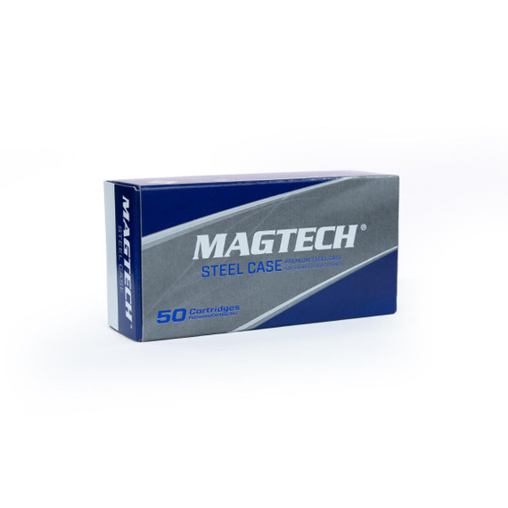 Magtech Steel Case (Zinc-Plated) Handgun Ammunition 9mm Luger 115 gr. FMJ 1135 fps 50/ct MG9AS
