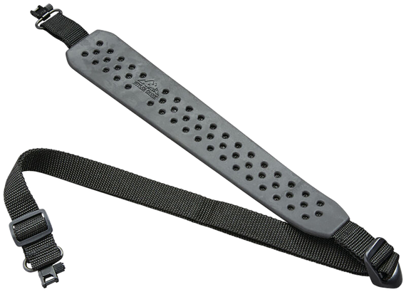 Butler Creek 81060 Comfort V- Grip Rifle Sling Black Rubber w/Nylon Strap Adjustable Design 1" QD Swivels 54271