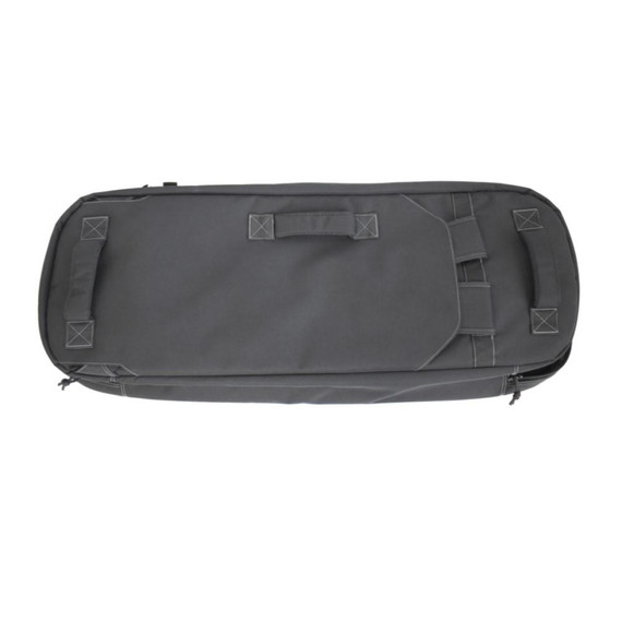 Advance Warrior Solutions Frame 36" Rifle Case with Backpack Strap Black with Grey AZFR36RBPBLGRTSA