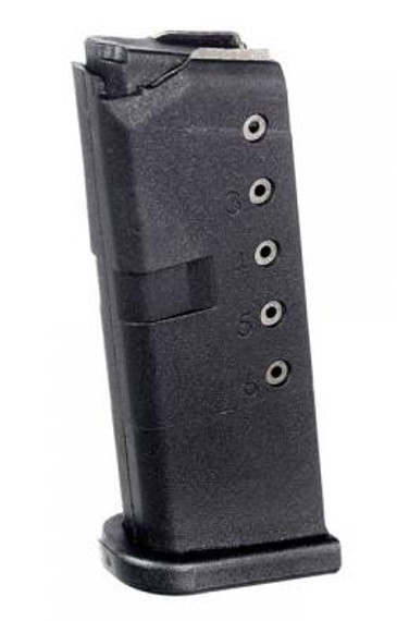 ProMag Steel Handgun Magazine Glock 43 9mm Black Polymer 6/rd ZMGLK12