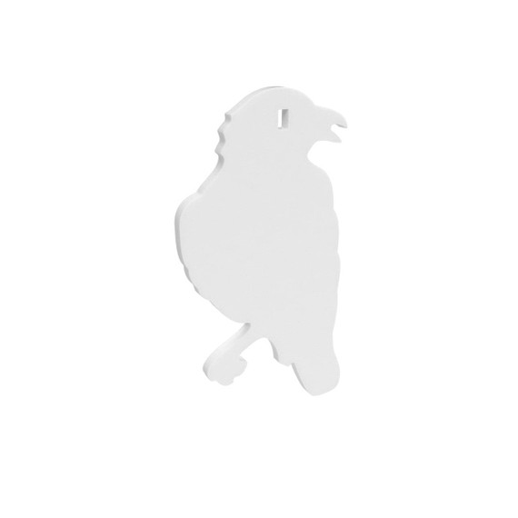 Birchwood Casey AR500 3/8" Steel 1 Hole Animal Silhouette Target - Crow 1/ct BABC47715