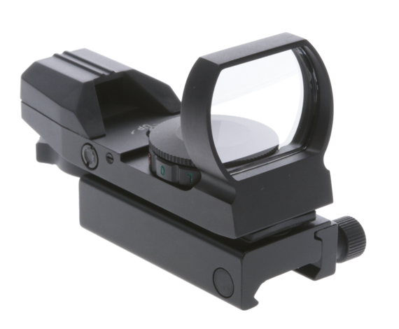 TruGlo TG-8360B Open Dot Sight  Black Anodized 1x 34mm 5 MOA Dual Illuminated (Green/Red) Multi Reticle 60657