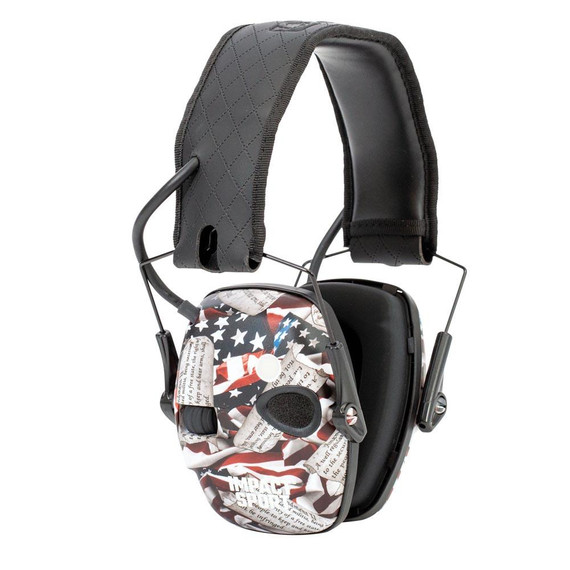 Howard Leight Impact Sport Shooting Electronic Ear Muffs with Bluetooth 21dB 2nd Amendment HQR02545