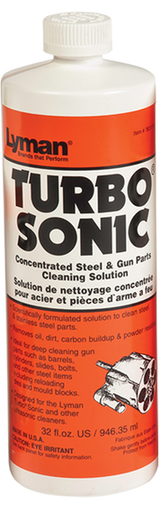 Lyman 7631715 Turbo Sonic Gun Parts Cleaning Solution Against Grease, Dust, Oil 32 oz Bottle 80635