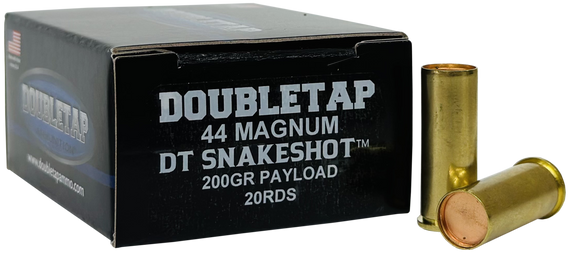 DoubleTap Ammunition 44MSS2 Snake Shot  44Mag 200gr 20 Per Box/50 Case 162191