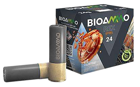 Bioammo BRS2870 Rex Steel Target 12Gauge 2.75" 1oz 7Shot 25 Per Box/10 Case 151267