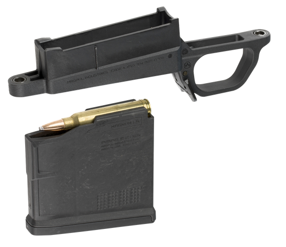 Magpul MAG569-BLK Bolt Action Mag Well Hunter 700L Stock Made of Polymer w/ Black Finish Includes PMAG5 AC Magazine 114293