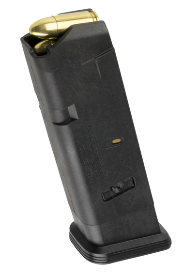 Magpul MAG801-BLK PMAG GL9 10rd 9mm Luger Compatible w/Glock 17 Black Polymer 114334