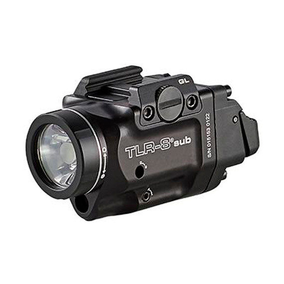 Streamlight TLR-8 Sub Compact Rail Mounted Tactical Light with Red Laser for Hellcat SM69419
