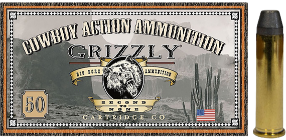 Grizzly Ammo GC357M8   357Mag 158gr Round Nose Flat Point 50 Per Box/10 Case 179676