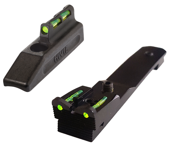 HiViz HHVS001 Henry .22 LR Interchangeable Front Sight Set  Black Green, Red, White LitePipes for Henry Lever Action 82870