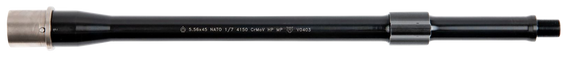 Ballistic Advantage BABL556036F Performance Series  5.56x45mm NATO 13.70" Threaded Hanson Profile, Midlength with Low Pro Gas Block, Black QPQ Chrome Moly Vanadium Steel, Fits AR-15 160203