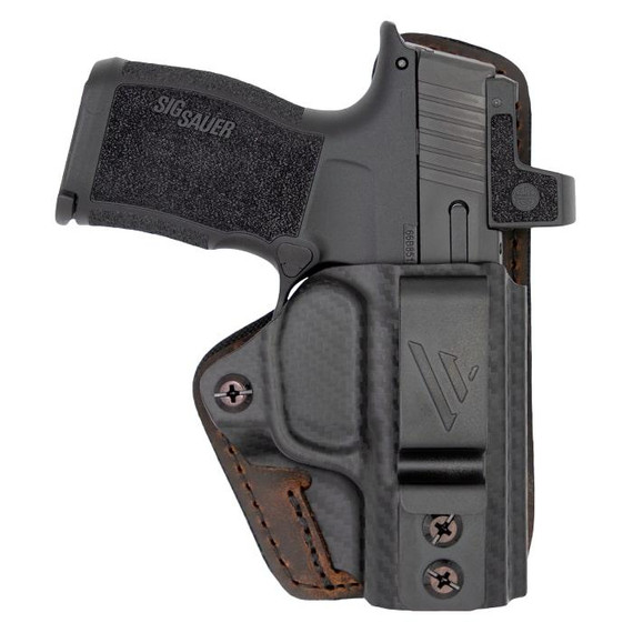 Versacarry Comfort Flex Custom IWB Holster RH for Glock 19 Brown VECFC211G19