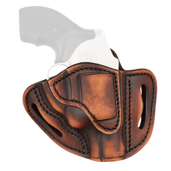 1791 Gunleather RVHIWB1CVTGR RVH  IWB Size 01 Vintage Leather Belt Clip Right Hand 151979