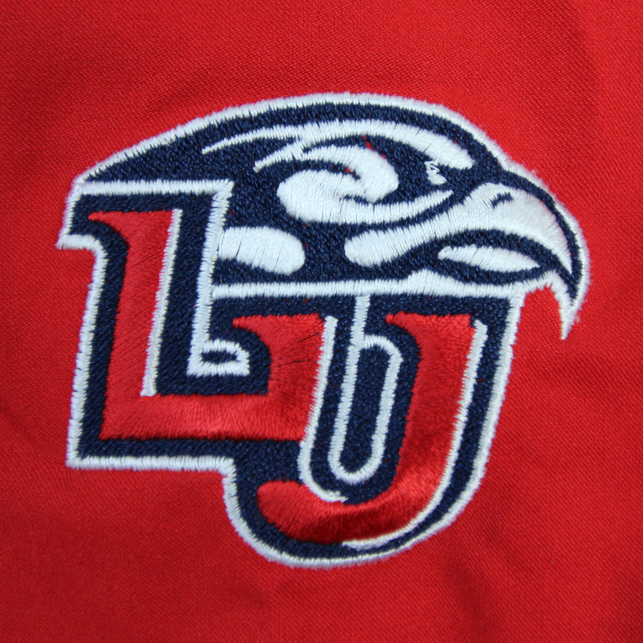 Liberty Flames Game Day Logo on Thigh and Waistband Black & Navy Booty