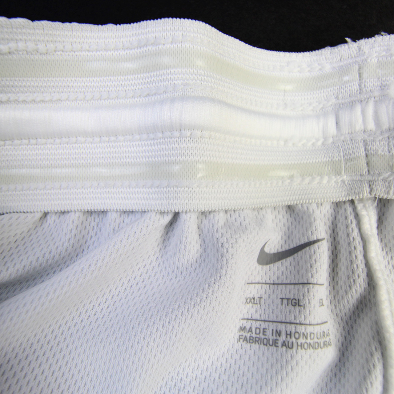 NIKE Men's NBA Issued NBA Basketball Compression Shorts 3XLT All White *NEW*