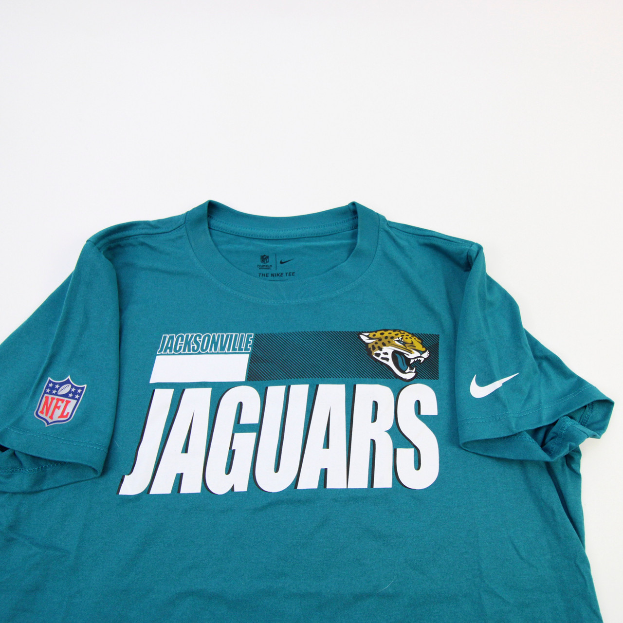 Jacksonville Jaguars Nike NFL On Field Apparel Short Sleeve Shirt Women's  New Teal M - Locker Room Direct
