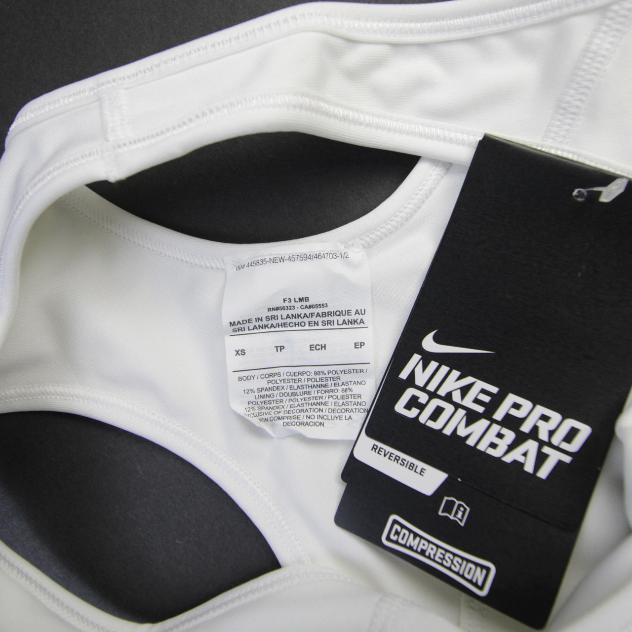 Nike Dri-Fit Sports Bra Women's White New with Tags S 011