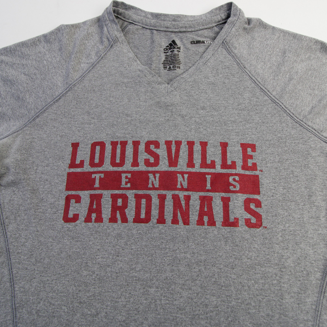 Adidas Louisville Cardinals Womens T Shirt S Small Red Climalite