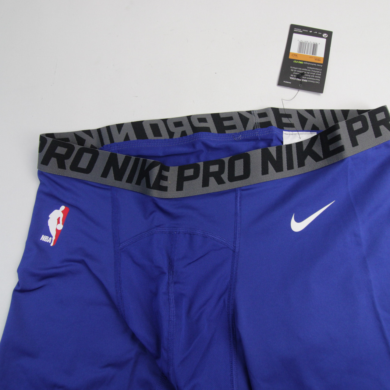 Nike NBA Authentics Compression Shorts Men's Blue New with Tags 2XLT 079