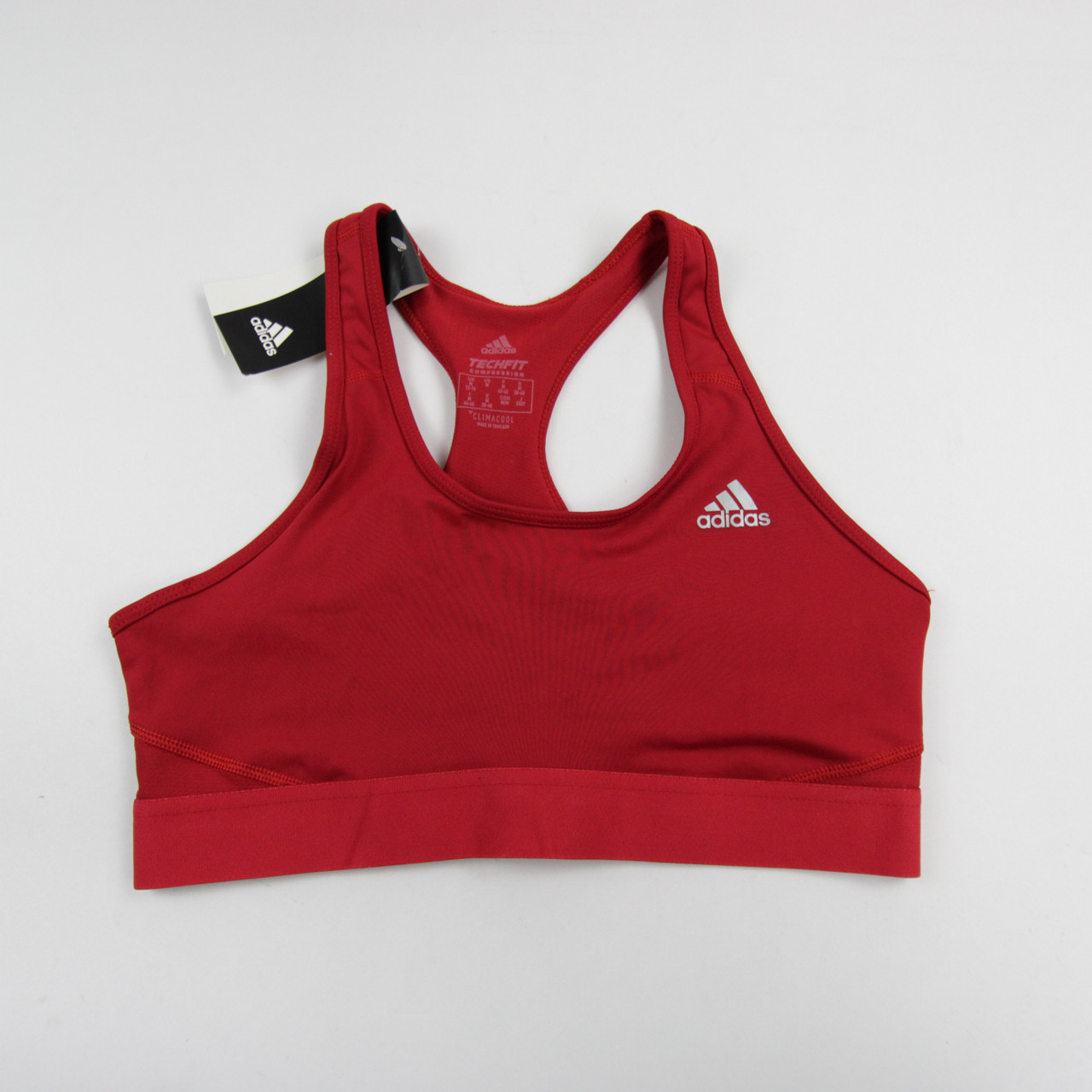 adidas Techfit Sports Bra Women's Red New with Tags M 14