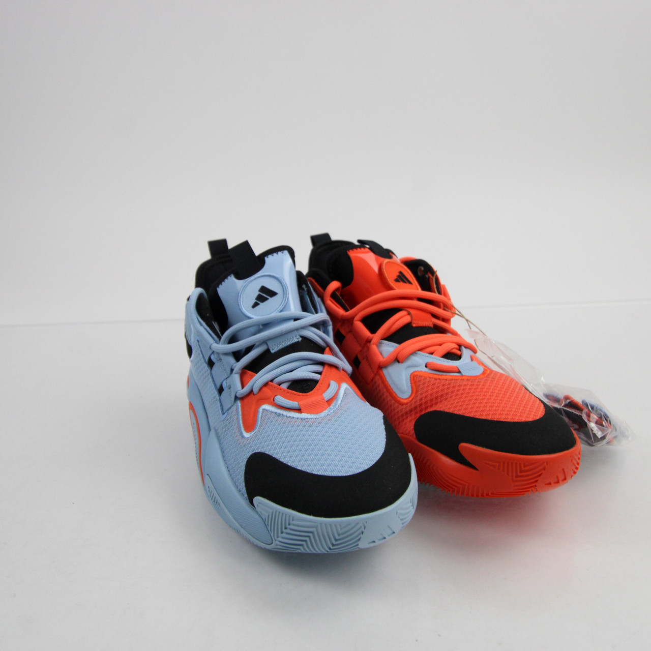 adidas Basketball Shoe Men's Light Blue/Orange New without