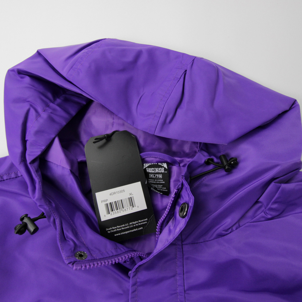Death Row Records Jacket Men's Purple New with Tags XL-TOPS