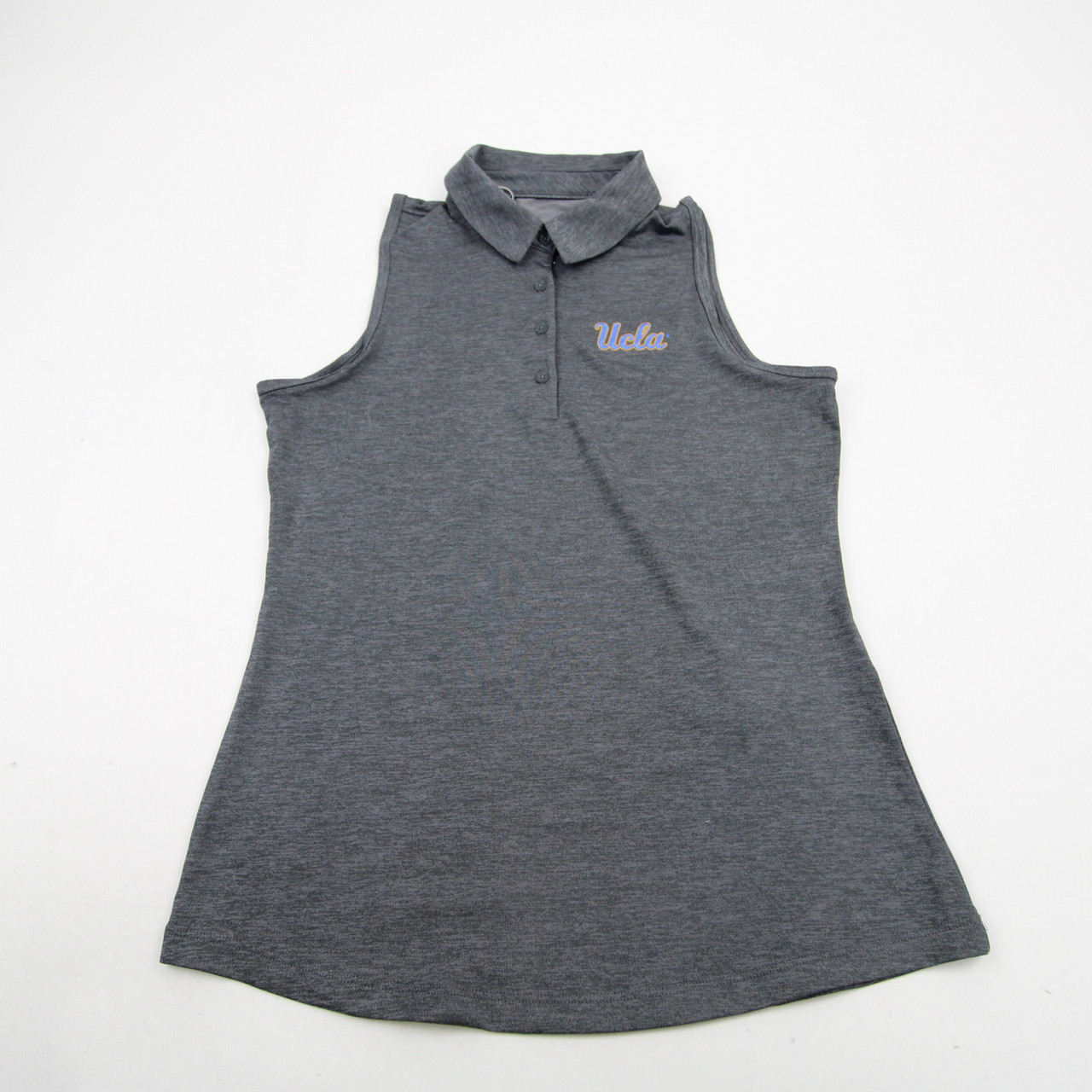 UCLA Bruins Under Armour HeatGear Polo Women's Gray New M-TOPS-128498