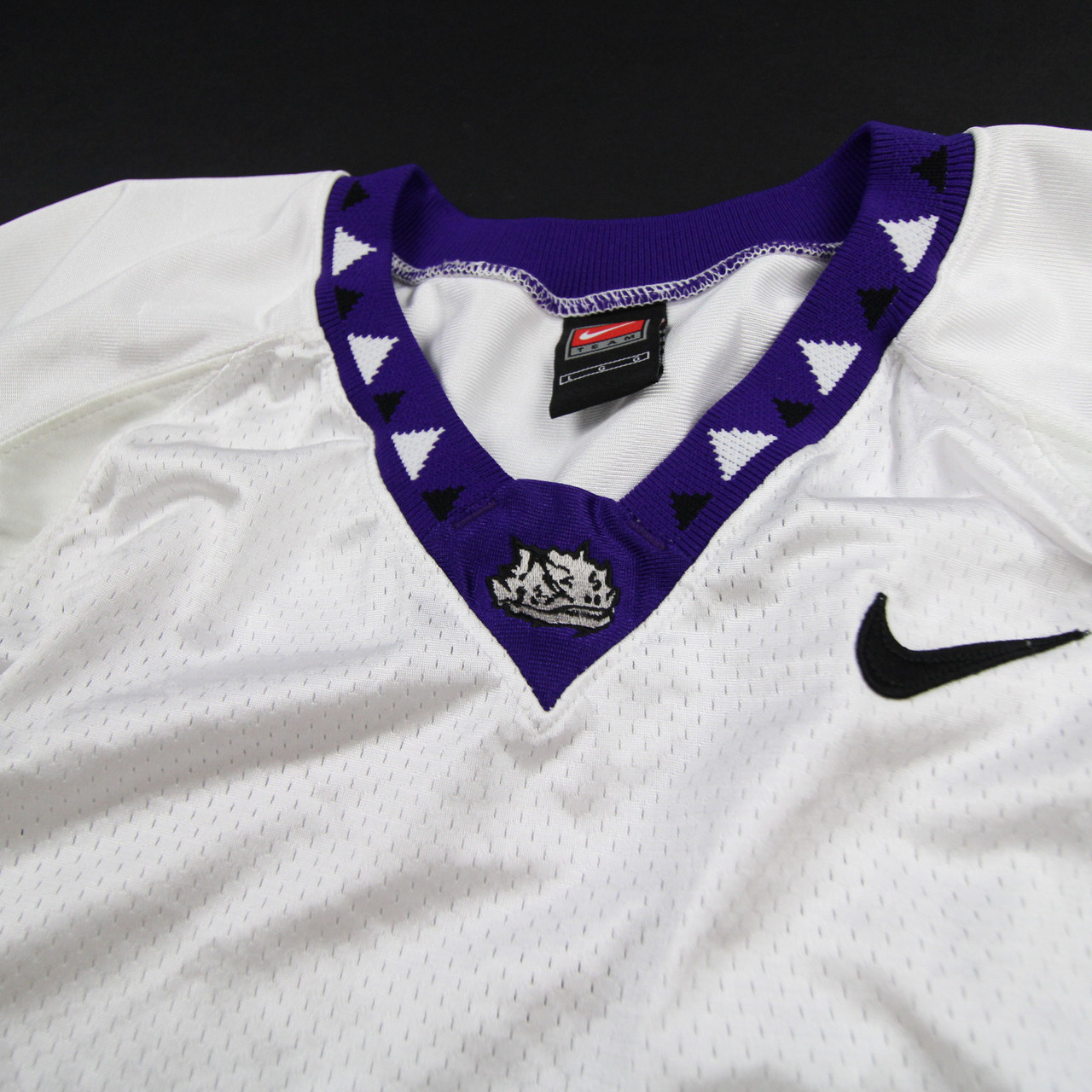 TCU Horned Frogs Nike Game Jersey Football Men's White/Purple