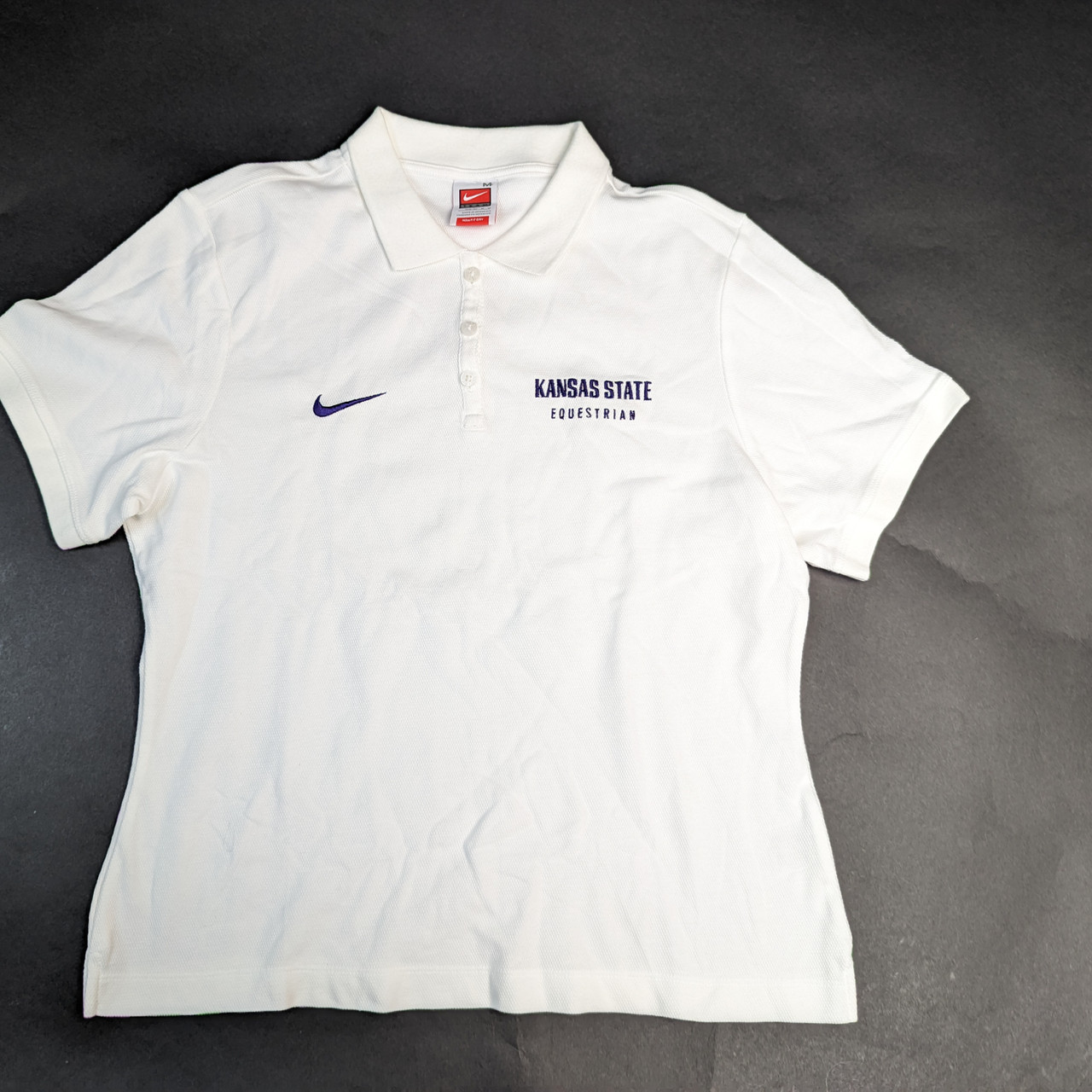 k state nike polo