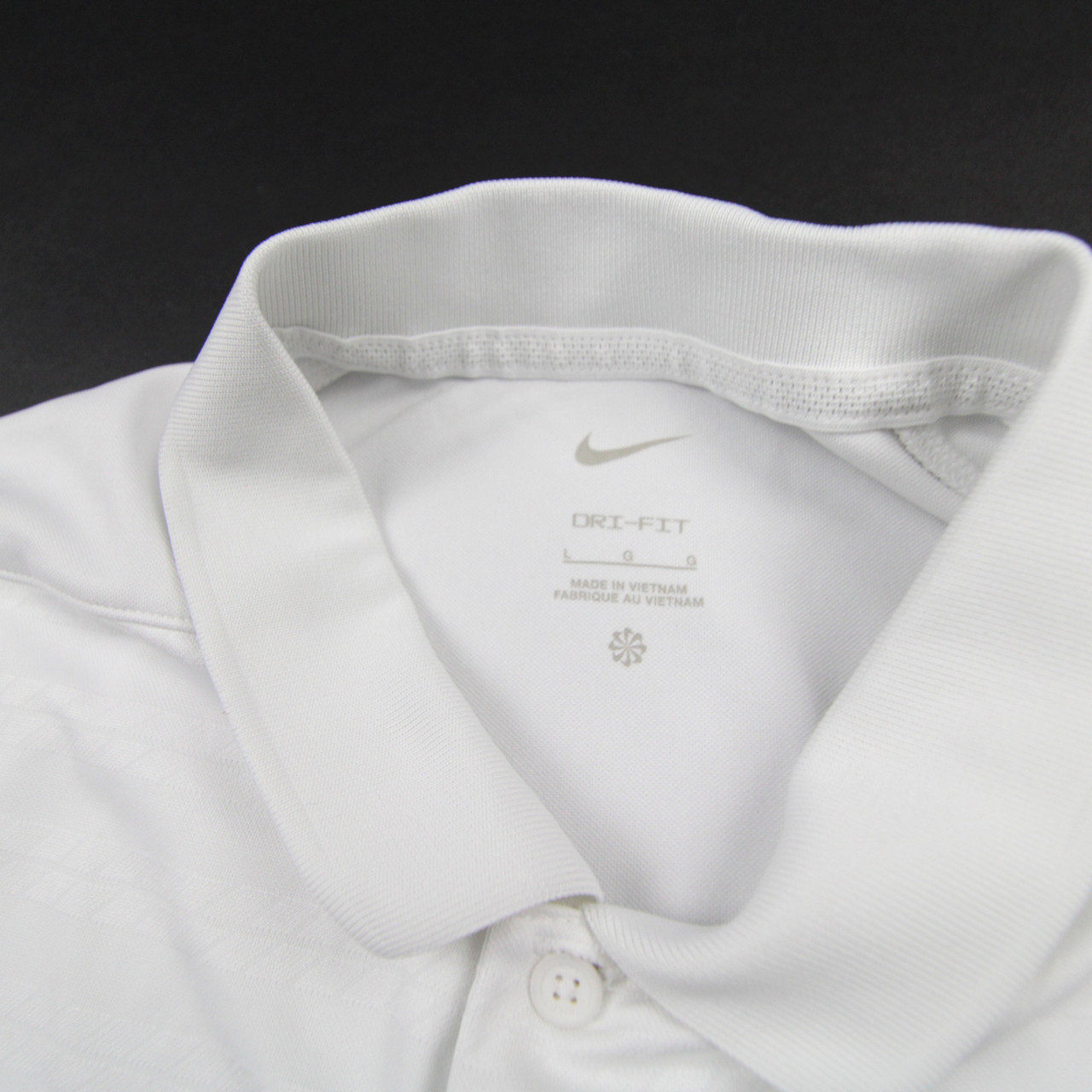 高校野球　ウェア UCF Knights Nike Dri-Fit Polo Men's White Used L-TOPS-134919