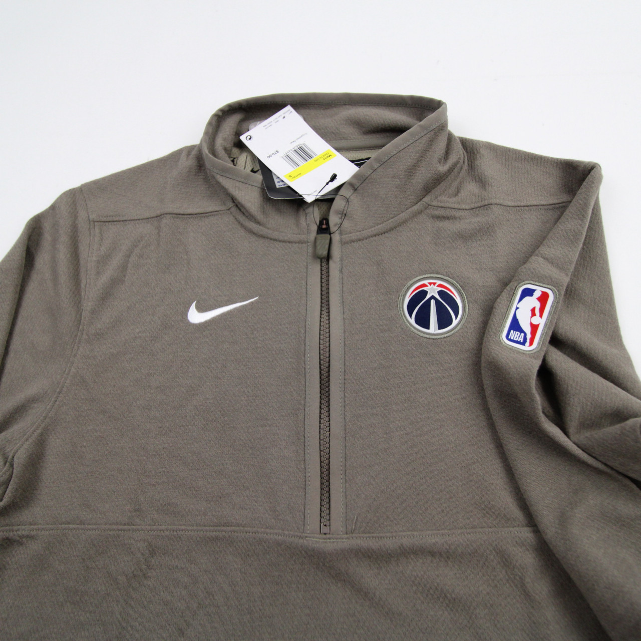 Washington Wizards Nike NBA Authentics Pullover Men's Beige New