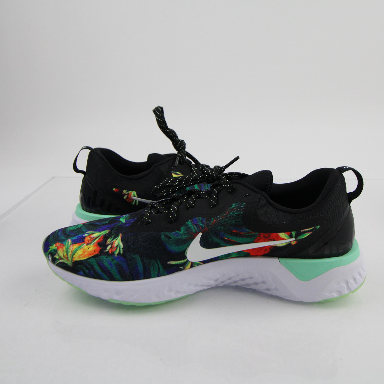 nike black floral shoes