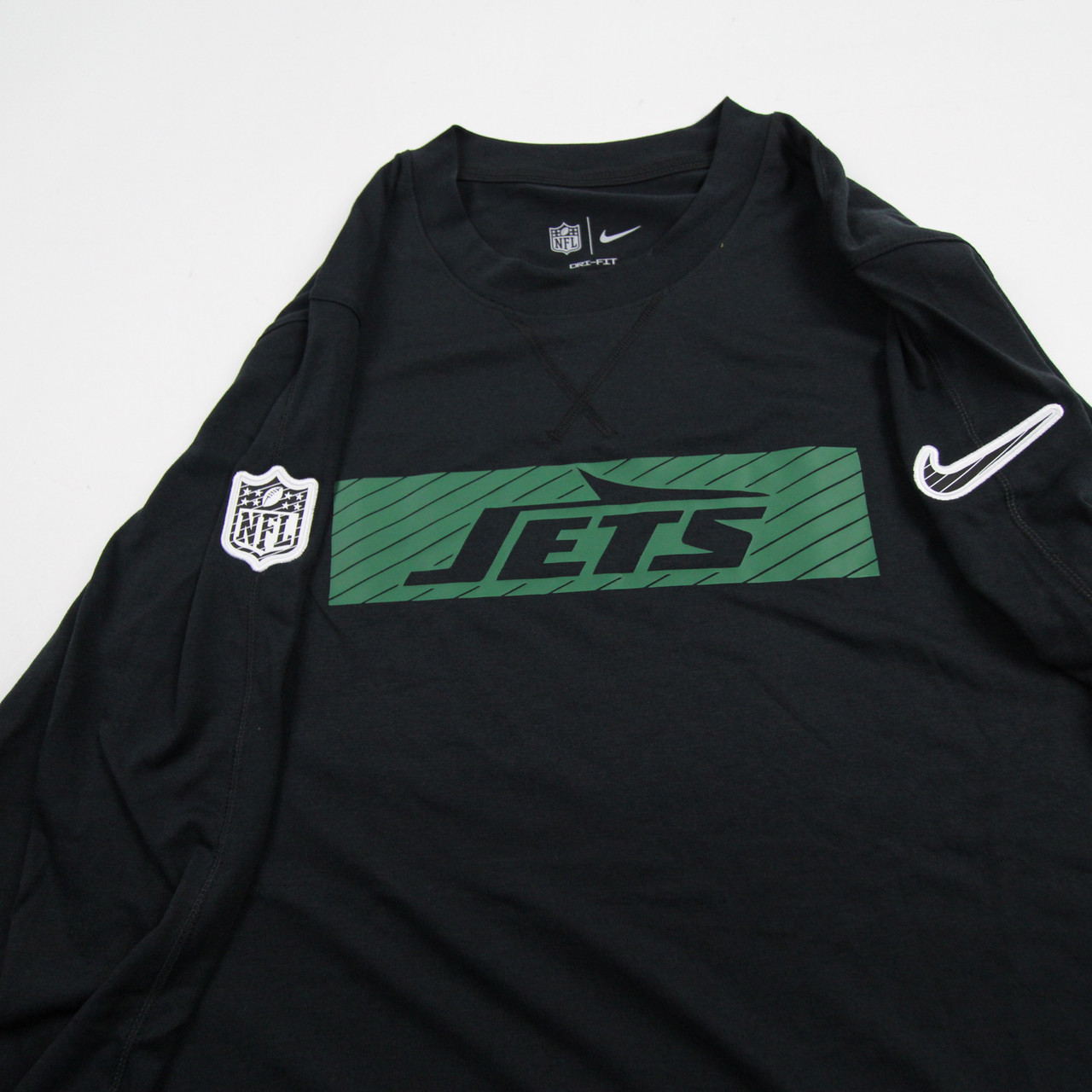 New York Jets Nike Long Sleeve Shirt Men's Black New-TOPS-136729