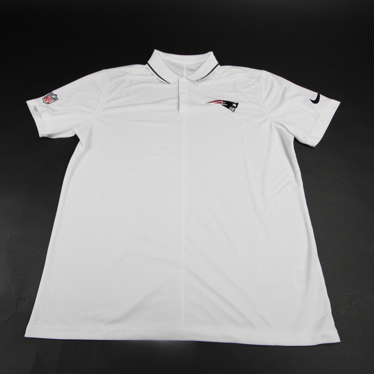 patriots dri fit polo