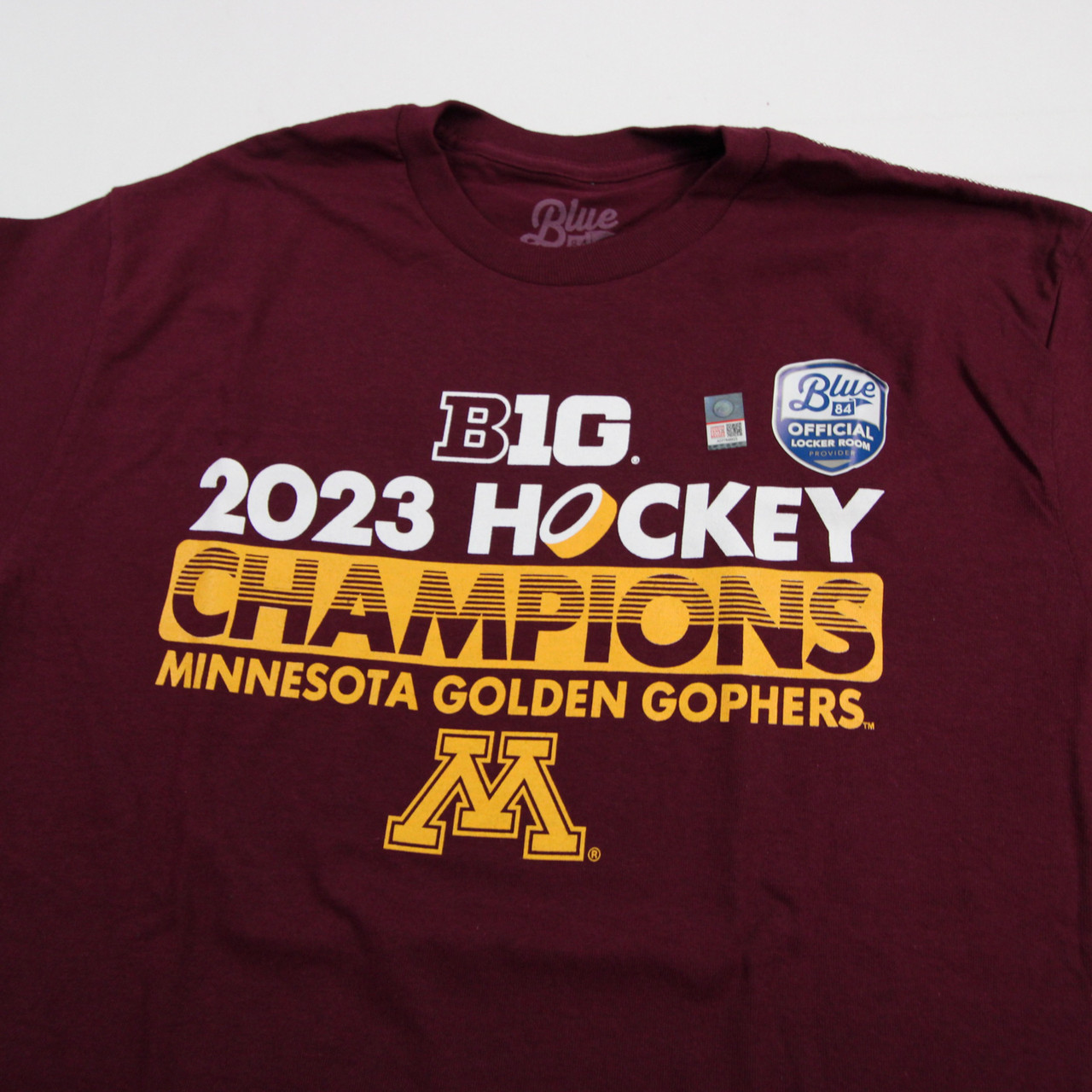 Minnesota Golden Gophers Blue 84 Short Sleeve Shirt Men's Maroon