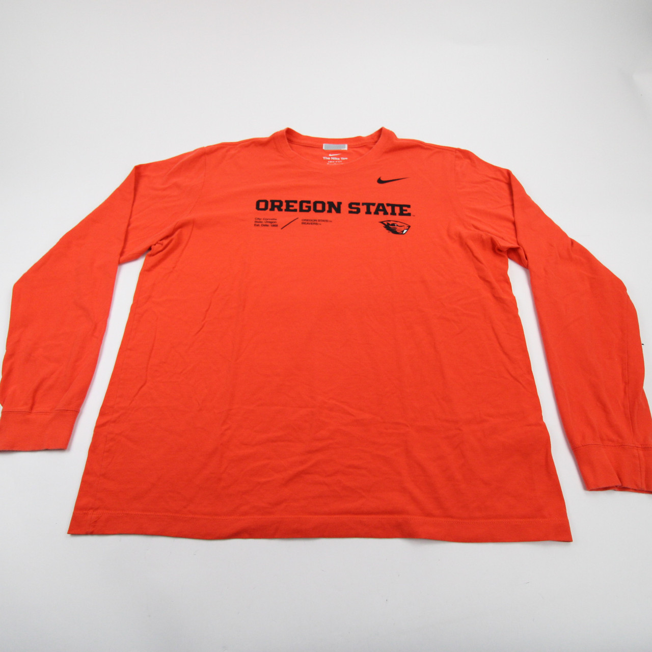 Oregon State Beavers Nike Dri-Fit Long Sleeve Shirt Men's