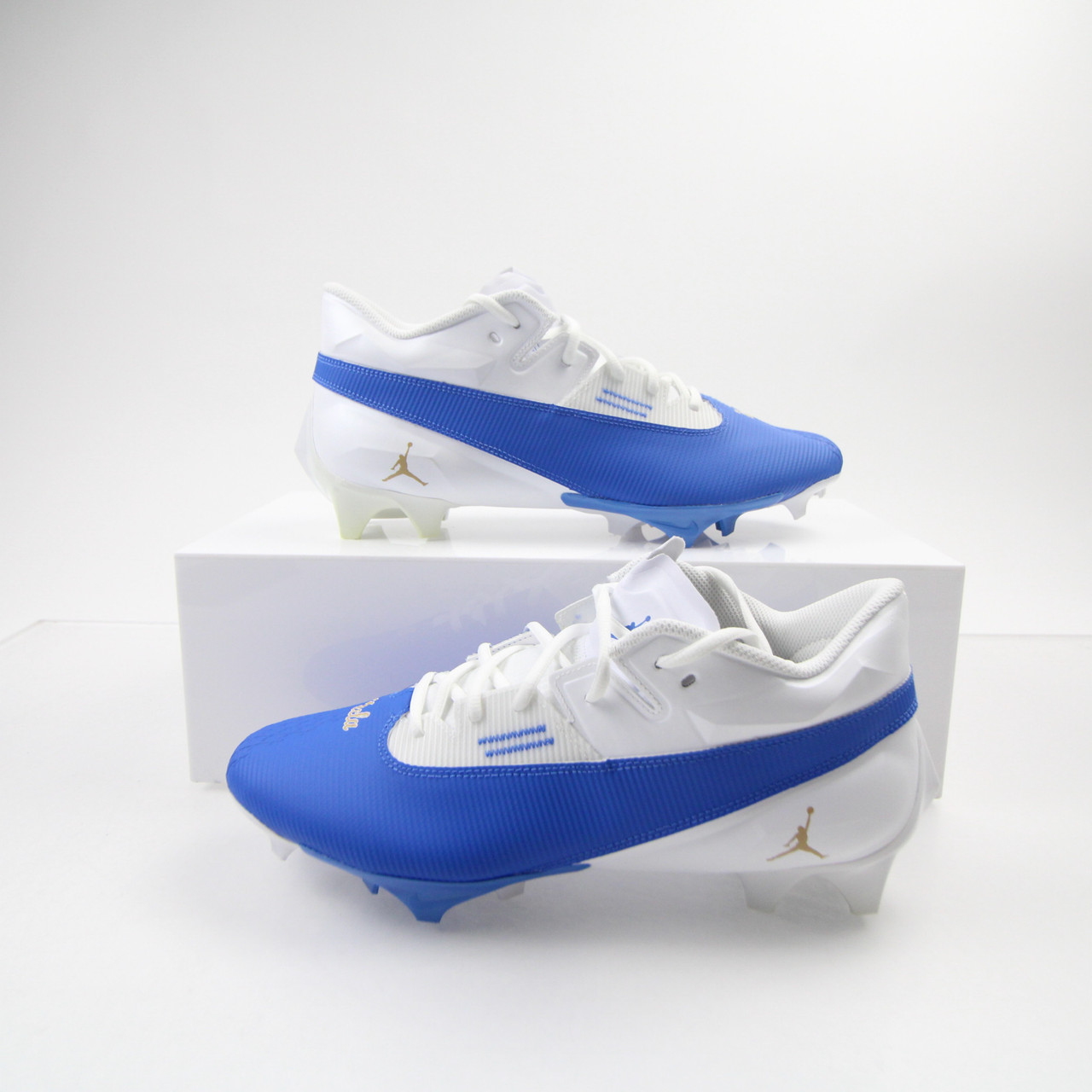 UCLA Bruins Air Jordan Vapor Football Cleat Men's White/Blue Used