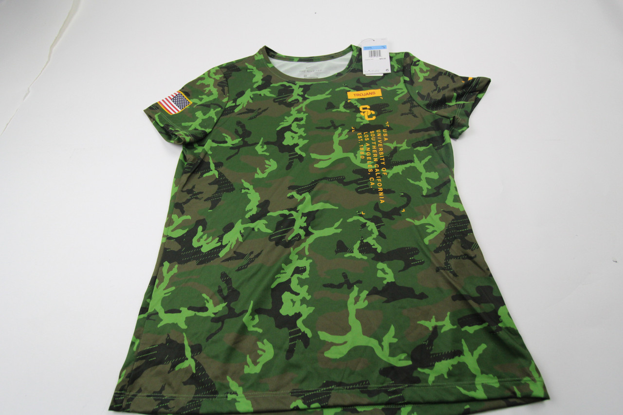 nike camo shirt women's